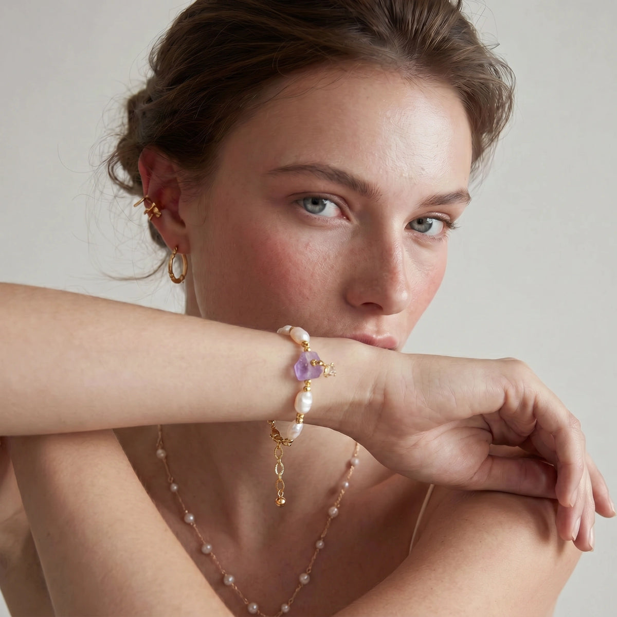 Amethyst Dreams Bracelet | Perlemor