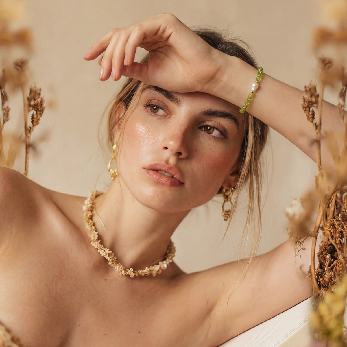 Peridot Dreams Bracelet by Perlemor